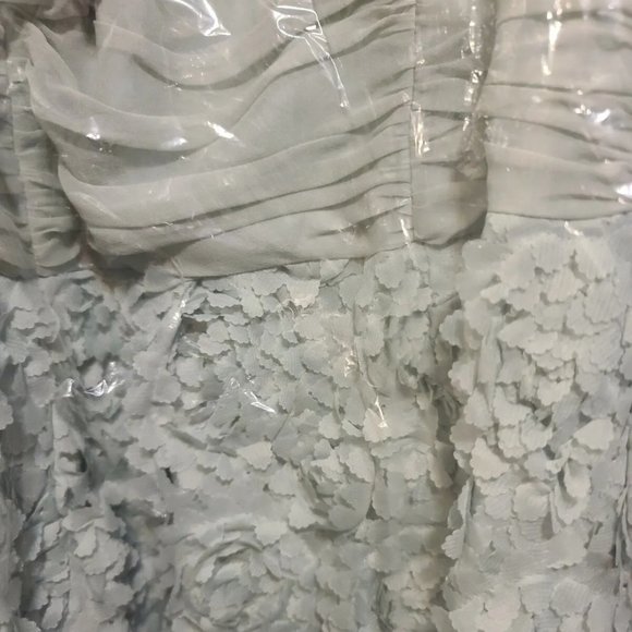 NWT Nanette Lepore Exotic Blooms 3D Flower Floral Mint Green 4 - Picture 2 of 2